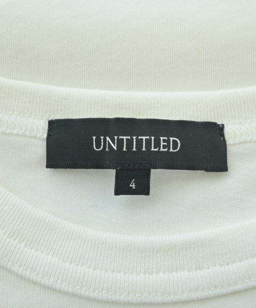 UNTITLED（アンタイトル）Tシャツ・カットソー 白 サイズ:4(XL位) レディース/2200606379076