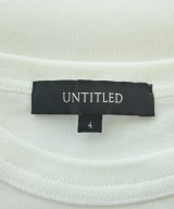 UNTITLED（アンタイトル）Tシャツ・カットソー 白 サイズ:4(XL位) レディース/2200606379076