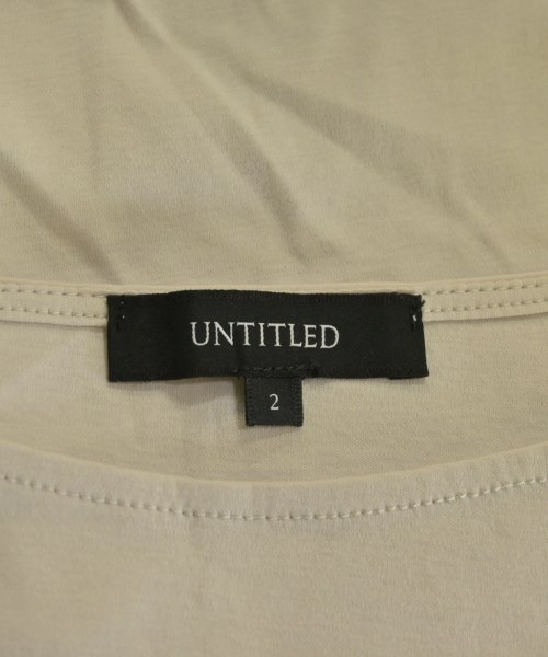 UNTITLED（アンタイトル）Tシャツ・カットソー 白 サイズ:2(M位) レディース/2200606506021