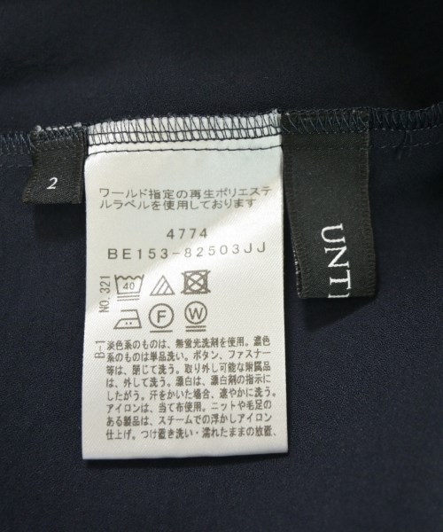 UNTITLED（アンタイトル）ブラウス 紺 サイズ:2(M位) レディース/2200608719252