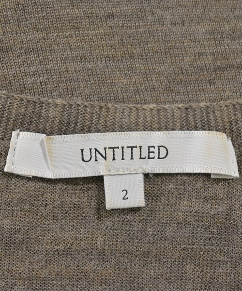 UNTITLED（アンタイトル）ニット・セーター 茶 サイズ:2(M位) レディース/2200613301046
