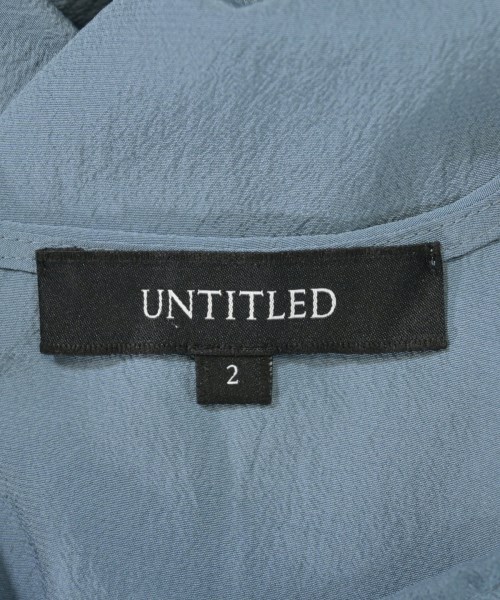 UNTITLED（アンタイトル）ブラウス 青 サイズ:2(M位) レディース/2200610706028