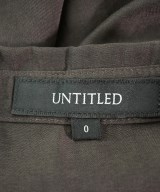 UNTITLED（アンタイトル）シャツワンピース 茶 サイズ:0(XS位) レディース/2200608184067