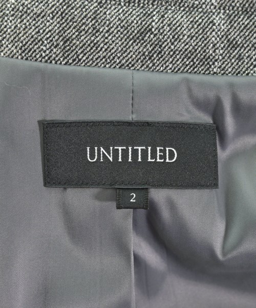UNTITLED（アンタイトル）テーラードジャケット グレー サイズ:2(M位) レディース/2200608715124