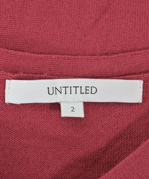 UNTITLED（アンタイトル）ニット・セーター 赤 サイズ:2(M位) レディース/2200611501066