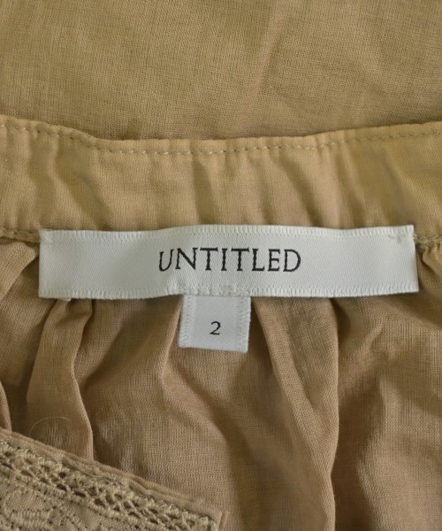 UNTITLED（アンタイトル）ブラウス ベージュ サイズ:F レディース/2200614553024