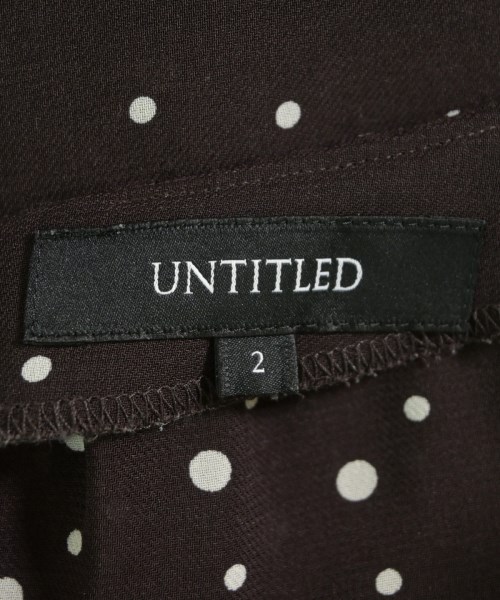 UNTITLED（アンタイトル）ワンピース 茶 サイズ:2(M位) レディース/2200617158035