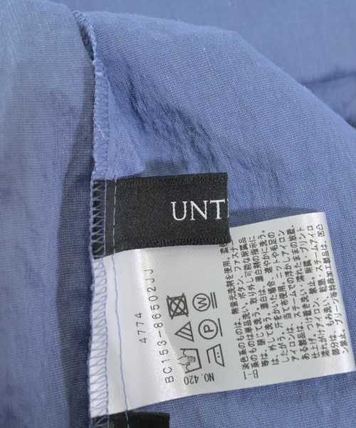 UNTITLED（アンタイトル）ブラウス 青 サイズ:2(M位) レディース/2200614318074