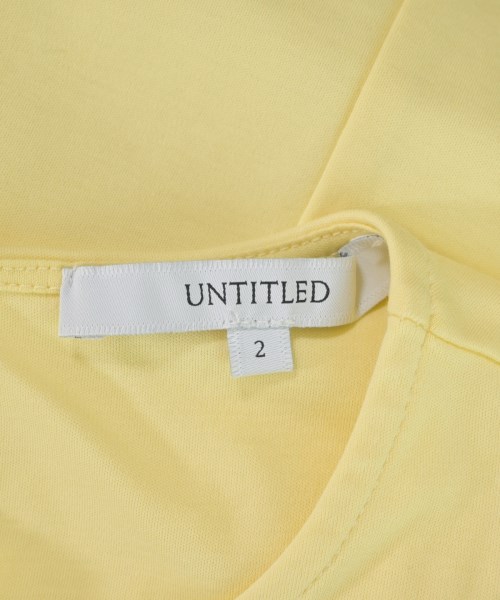 UNTITLED（アンタイトル）Tシャツ・カットソー 黄 サイズ:2(M位) レディース/2200610806018