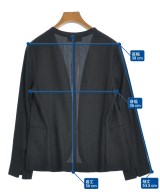 UNTITLED（アンタイトル）ノーカラージャケット 紺 サイズ:2(M位) レディース/2200613568036