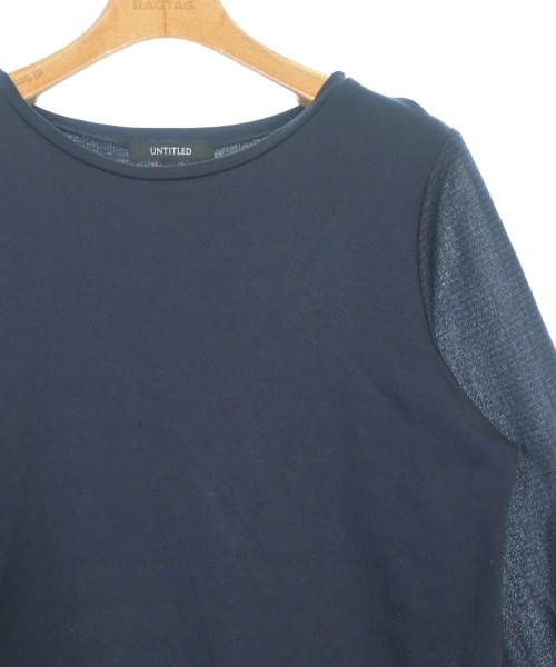 UNTITLED（アンタイトル）Tシャツ・カットソー 紺 サイズ:4(XL位) レディース/2200615117072