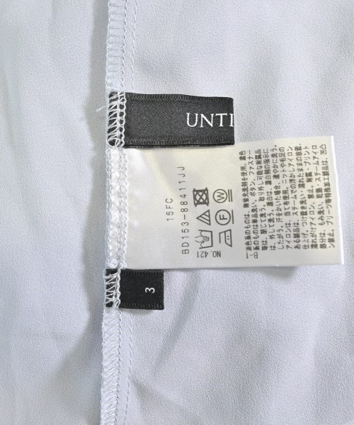 UNTITLED（アンタイトル）ブラウス 青 サイズ:3(L位) レディース/2200615117157