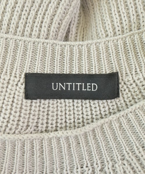 UNTITLED（アンタイトル）ニット・セーター グレー サイズ:3L(XXL位) レディース/2200616628058