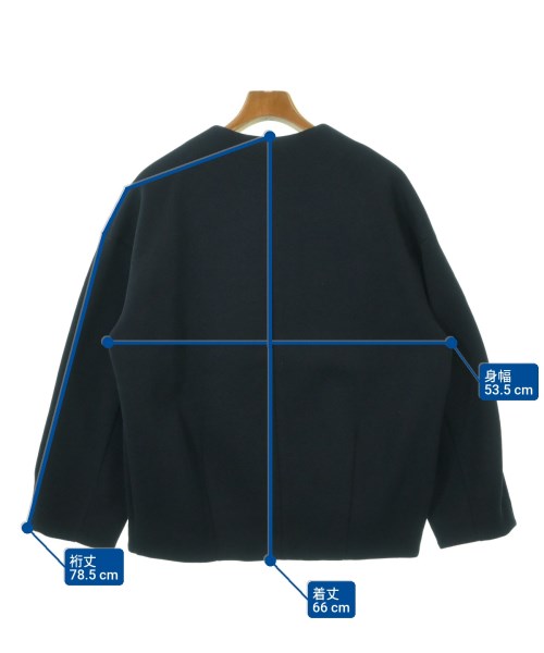 UNTITLED（アンタイトル）ブルゾン 紺 サイズ:2(M位) レディース/2200609540039