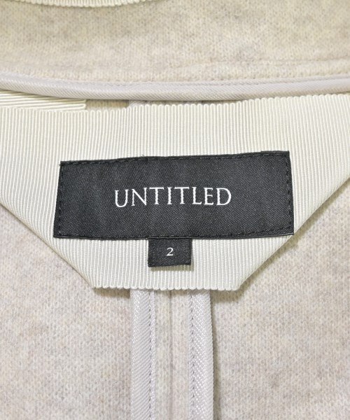 UNTITLED（アンタイトル）ノーカラージャケット ベージュ サイズ:2(M位) レディース/2200609540053