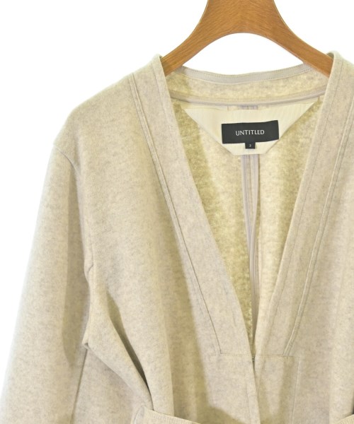 UNTITLED（アンタイトル）ノーカラージャケット ベージュ サイズ:2(M位) レディース/2200609540053