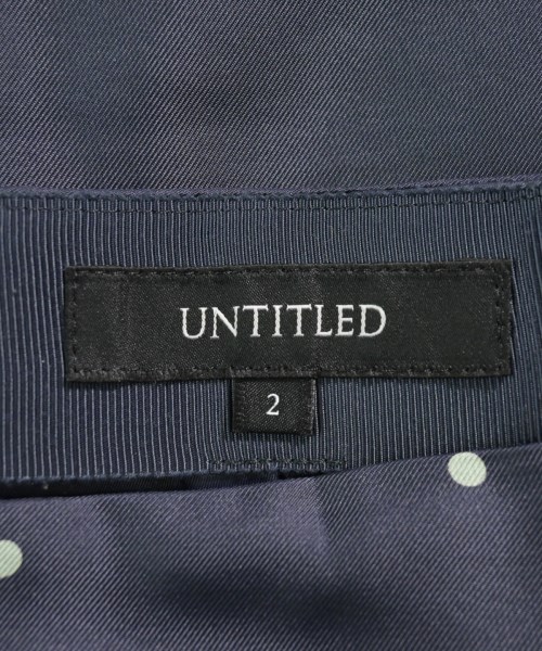 UNTITLED（アンタイトル）ロング・マキシ丈スカート 紺 サイズ:2(M位) レディース/2200609540121