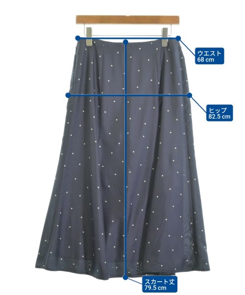 UNTITLED（アンタイトル）ロング・マキシ丈スカート 紺 サイズ:2(M位) レディース/2200609540121