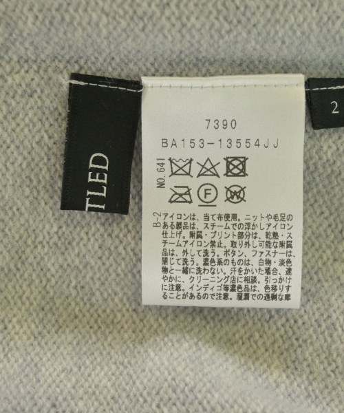 UNTITLED（アンタイトル）ニット・セーター グレー サイズ:2(M位) レディース/2200609540206