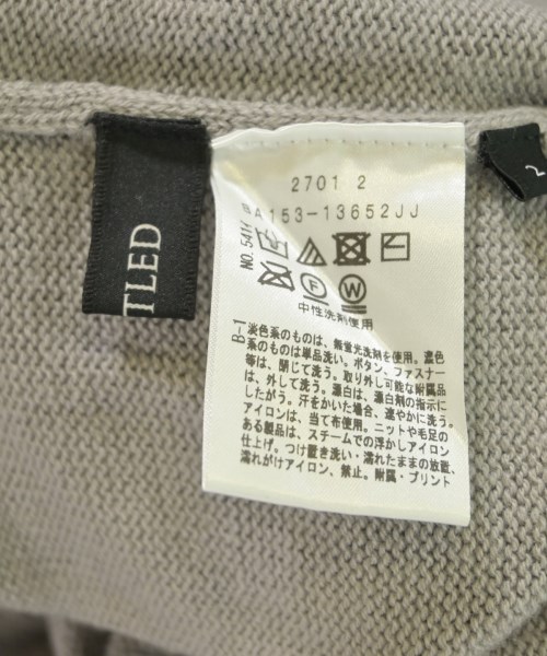 UNTITLED（アンタイトル）ニット・セーター グレー サイズ:2(M位) レディース/2200609540220