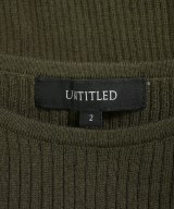 UNTITLED（アンタイトル）ニット・セーター カーキ サイズ:2(M位) レディース/2200609540244
