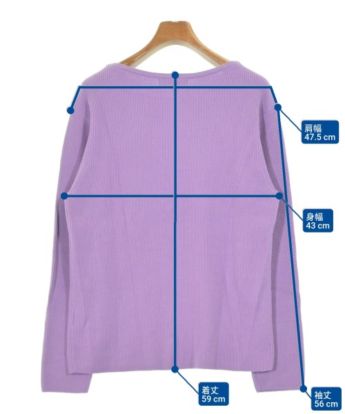 UNTITLED（アンタイトル）ニット・セーター 紫 サイズ:4(XL位) レディース/2200609540268