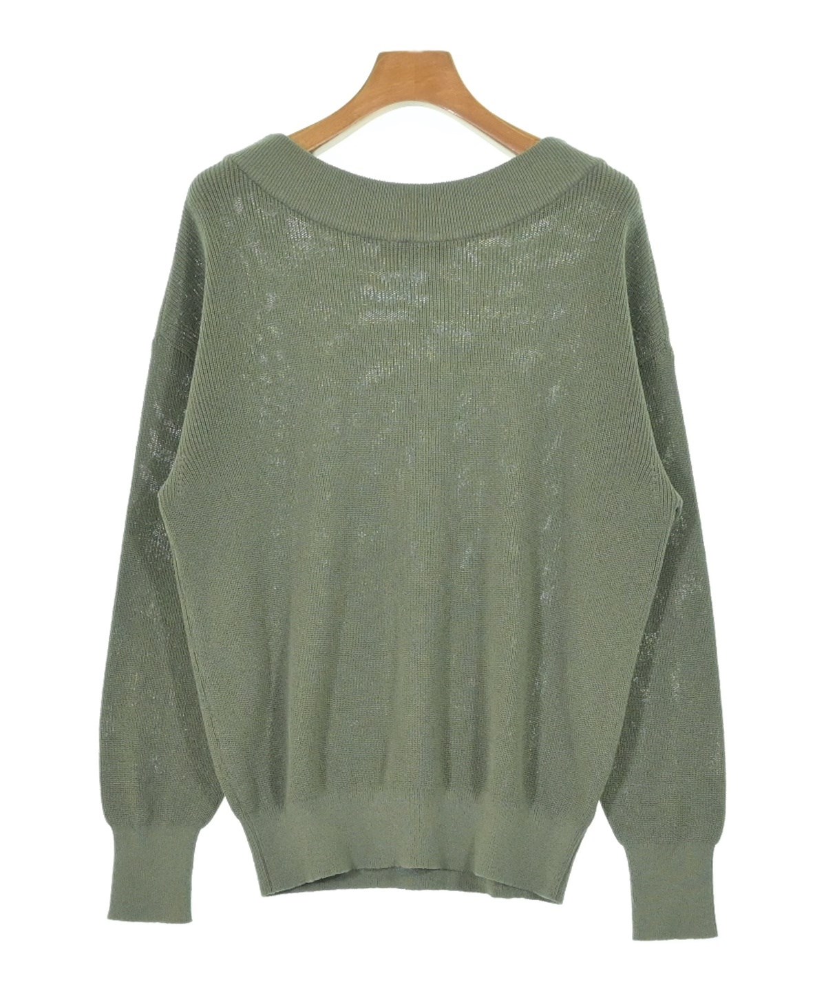 UNTITLED（アンタイトル）ニット・セーター カーキ サイズ:4(XL位