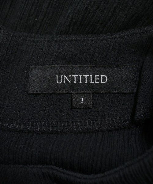 UNTITLED（アンタイトル）ワンピース 黒 サイズ:3(L位) レディース/2200609540343