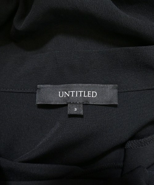 UNTITLED（アンタイトル）ワンピース 黒 サイズ:3(L位) レディース/2200609540367