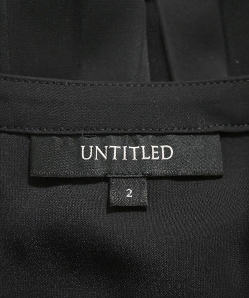 UNTITLED（アンタイトル）シャツワンピース 黒 サイズ:2(M位) レディース/2200609540398
