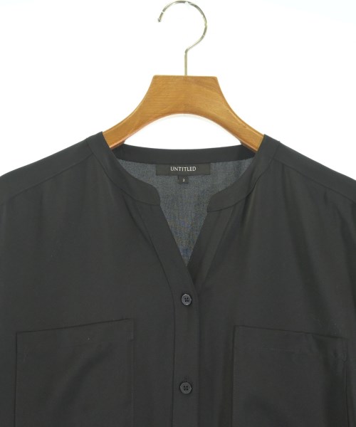 UNTITLED（アンタイトル）シャツワンピース 黒 サイズ:2(M位) レディース/2200609540398