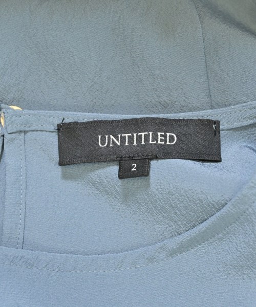 UNTITLED（アンタイトル）ブラウス 青 サイズ:2(M位) レディース/2200609540510