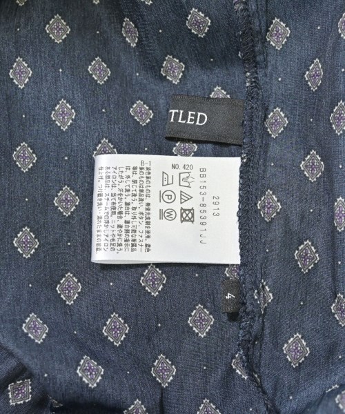 UNTITLED（アンタイトル）ブラウス 紺 サイズ:4(XL位) レディース/2200609540572