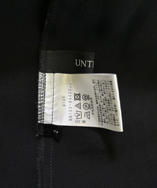 UNTITLED（アンタイトル）ブラウス 黒 サイズ:2(M位) レディース/2200609540619