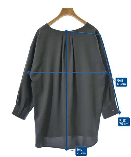 UNTITLED（アンタイトル）ブラウス グレー サイズ:2(M位) レディース/2200609540633