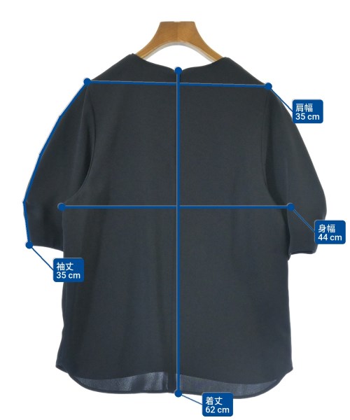 UNTITLED（アンタイトル）ブラウス 紺 サイズ:2(M位) レディース/2200609540657