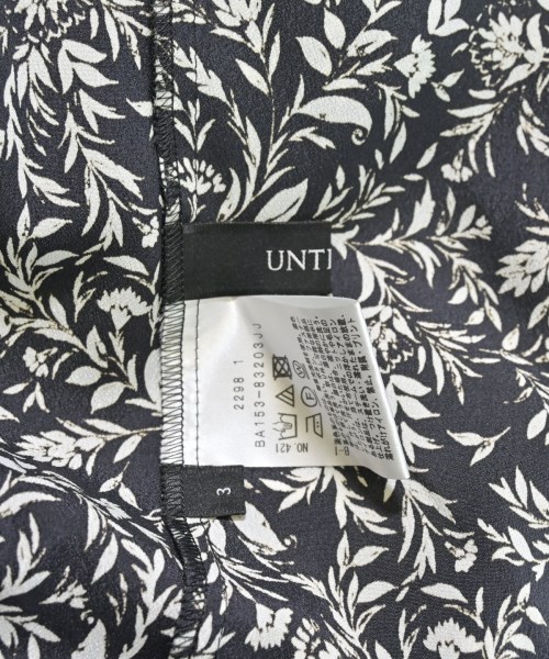 UNTITLED（アンタイトル）ブラウス 黒 サイズ:3(L位) レディース/2200609540664