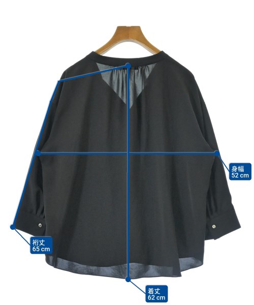 UNTITLED（アンタイトル）ブラウス 黒 サイズ:M レディース/2200609540671