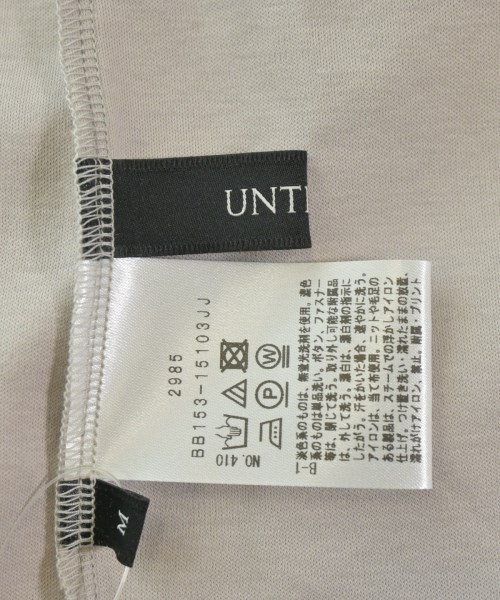 UNTITLED（アンタイトル）Tシャツ・カットソー グレー サイズ:M レディース/2200609540718