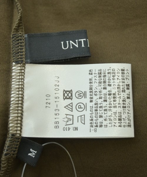 UNTITLED（アンタイトル）Tシャツ・カットソー カーキ サイズ:M レディース/2200609540787