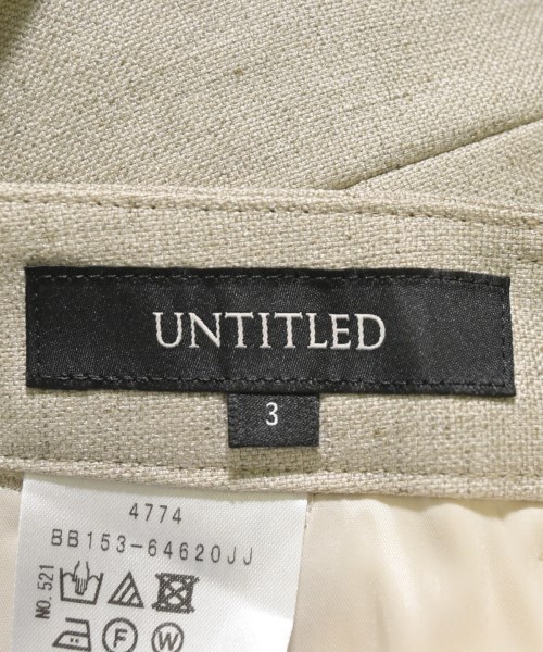 UNTITLED（アンタイトル）その他 ベージュ サイズ:3(L位) レディース/2200609540824
