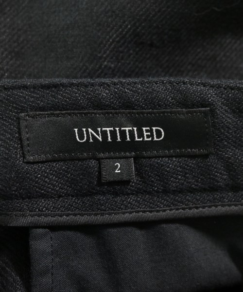 UNTITLED（アンタイトル）スラックス 黒 サイズ:2(M位) レディース/2200609540862