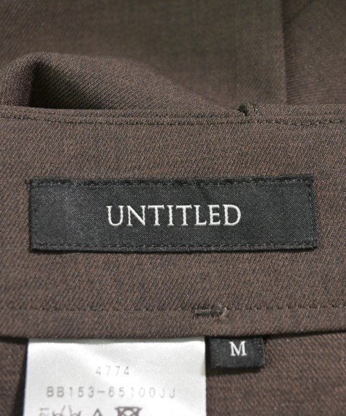 UNTITLED（アンタイトル）その他 茶 サイズ:M レディース/2200609540893
