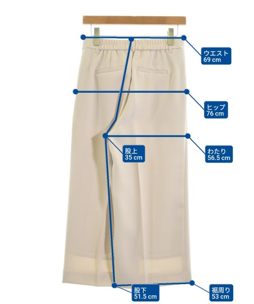 UNTITLED（アンタイトル）クロップドパンツ ベージュ サイズ:2(M位) レディース/2200609540947