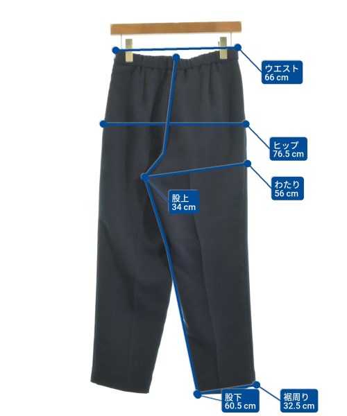 UNTITLED（アンタイトル）スラックス 紺 サイズ:3(L位) レディース/2200609540954