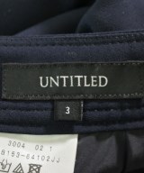 UNTITLED（アンタイトル）スラックス 紺 サイズ:3(L位) レディース/2200609540954