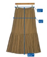 UNTITLED（アンタイトル）ロング・マキシ丈スカート 茶 サイズ:3(L位) レディース/2200619545048