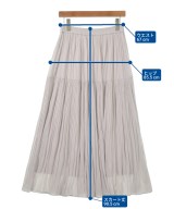 UNTITLED（アンタイトル）ロング・マキシ丈スカート グレー サイズ:3(L位) レディース/2200619545055