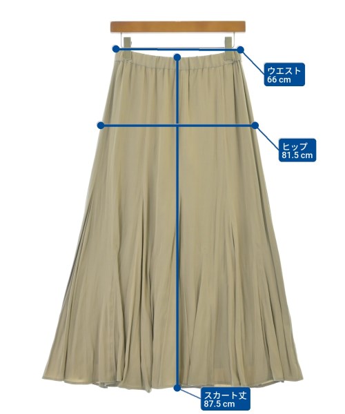 UNTITLED（アンタイトル）ロング・マキシ丈スカート ベージュ サイズ:M レディース/2200619545109