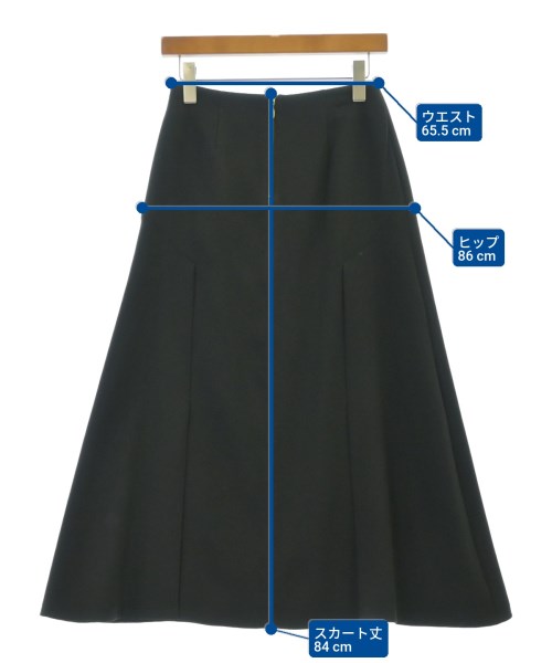 UNTITLED（アンタイトル）ロング・マキシ丈スカート 黒 サイズ:2(M位) レディース/2200619545123